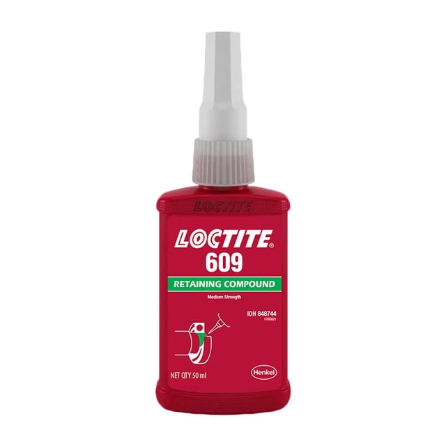 Compuesto retenedor Loctite 609, 50 ml, color verde Henke genuino