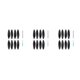 thumbnail image 1 of Sidaley 8 piezas de hélice de plástico para drones, hélices de cuadricóptero desmontables, repuesto de pieza para X8 MINI con tornillo de Oro 3piezas, 1 of 6