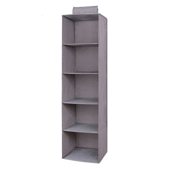 XIBUFE 5 Shelf Hanging Drawer Organizer Heavy Duty Closet Storage College Dorm