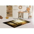thumbnail image 2 of Farmhouse Rugs, Colorful Rugs, Forest Path At Sunset Rugs, Forest Landscape Rug, View Rugs, Kitchen Rugs, Misty Rugs, Printed Rugs, 2.6'x4' - 80x120 cm, 2 of 8