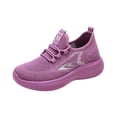 thumbnail image 3 of Domzle Womens Bowling Shoes Orthopedic Shoes with Arch Support Slip On Wide Width Sneakers Non-Slip Sole Lightweight Athletic Sneakers with Breathable Mesh Purple, 3 of 8