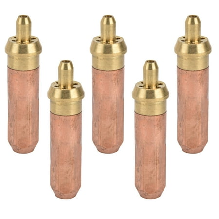 

Gupbes 5Pcs Acetylene Cutting Tip Welding Torch Nozzle Accessory Tool Set Kit G01‑300 4# Acetylene Torch Tip Cutting Tip