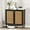 Multicolor, variant on Storage Cabinet with Rattan Doors, Free Standing Buffet Cabinet, Modern Sideboard for Living Room, Hallyway, Entryway