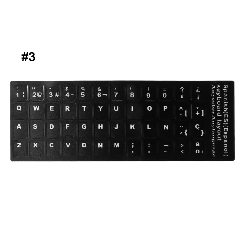 Spanish/Italian/German/French/Russian Wireless Keyboard with Multimedia Keys Ergonomic Keyboard for Portable Laptop 