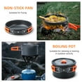 thumbnail image 3 of Ensemble de Cuisson de Camping Ensemble de Batterie de Cuisine de Camping 16 Pcs Ensemble de Casseroles et Poêles de Camping Ensemble de Cuisson de Camp pour Nidification Batterie de Cuisine de Camping et de Randonnée Ensemble de Poêles de Camping et de Randonnée, 3 of 7
