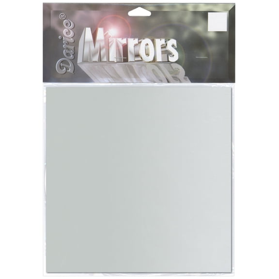 Square Glass Mirror 4`-1/Pkg Multi-Colored