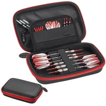 Casemaster Sentinel Dart Case, Holds 6 Darts and Accessories, Red