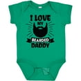 thumbnail image 3 of Inktastic I Love My Bearded Daddy with Beard Silhouette Boys or Girls Baby Bodysuit, 3 of 5
