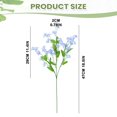 thumbnail image 3 of Lifelike Artificial Forget Me Not Bouquet, Faux Realistic Flowers For Home Wedding Decor, Centerpiece Table Arrangement Plants, Pink, 3 of 9