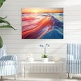 thumbnail image 2 of Designart "Coastal modern Waterscapes II" Landscapes Metal Wall Art, 2 of 5
