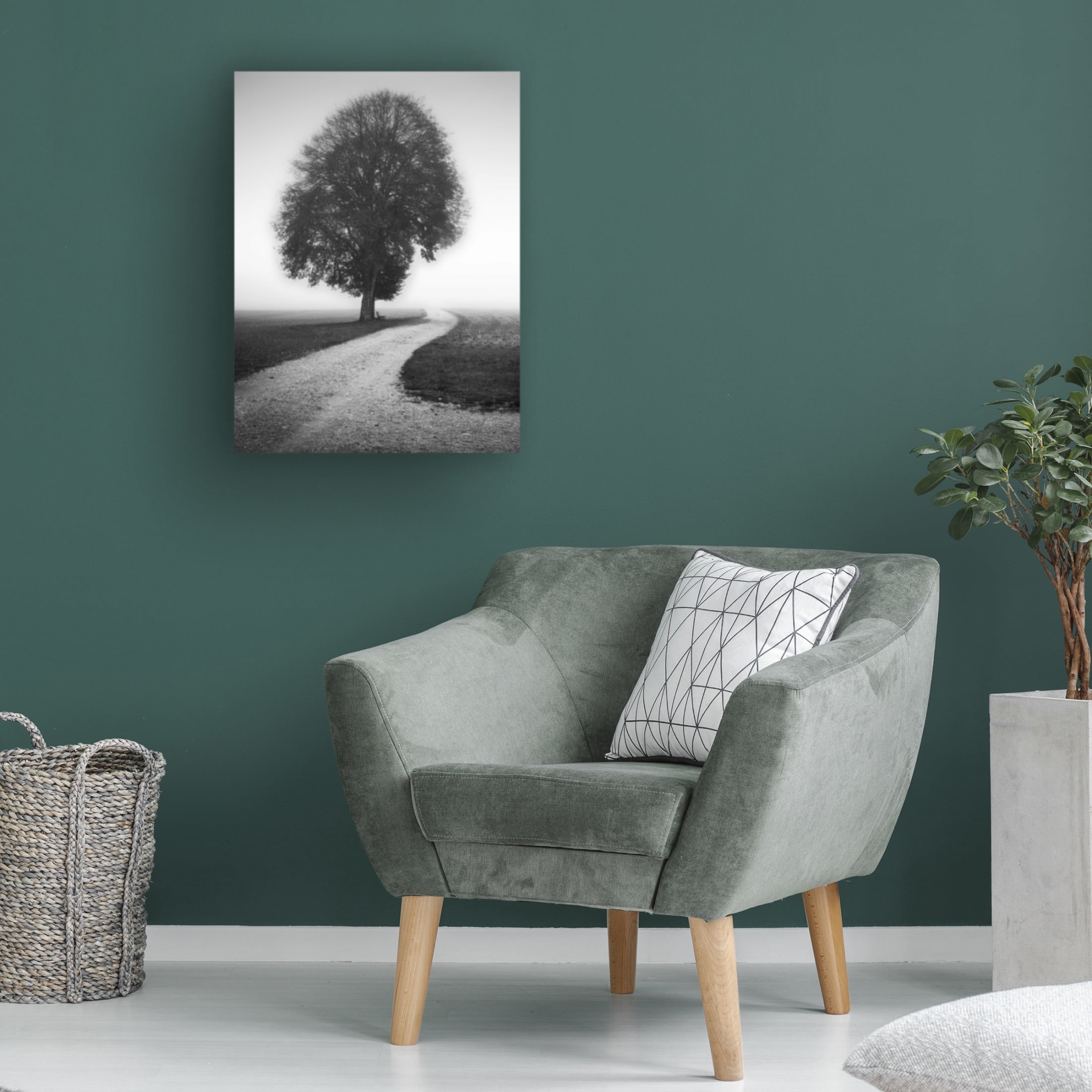 Canvas Wall Art - Alexej Schulz 'Poet' Wall Art for Living Room, Bedroom, or Office Décor by Trademark Fine Art - 35 x 47 Inches