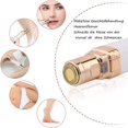 thumbnail image 4 of Afeitadora facial para mujer, afeitadora eléctrica resistente al agua, minidepiladora portátil para mujer con cabezal de repuesto para depilación, cepillo de limpieza y luz LED (blanca), 4 of 8