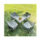 thumbnail image 3 of Mesa De Camping Pequeña Plegable Portátil Dorada, 3 of 5
