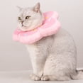 thumbnail image 6 of Nallwabiu Cat Cone Collar Soft, Cat Recovery Collar for Wound Healing Cute Donut Adjustable Kitten Cones to Stop Licking Comfortable Lightweight Neck Elizabethan Collars for Kittens After Surgery, 6 of 9