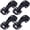 Black, variant on 10 Hidden Hinges for Cabinet Doors Frameless Concealed Kitchen Cabinet Hinges 110 Degree Surface Mount No Pre-drilled Heavy Duty for Kitchen Cupboard Door (Hidden C,Black)