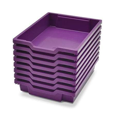 

Gratnells GTSF0105P8 12.3 x 16.8 x 3 in. Shallow F1 Tray Purple - Pack of 8