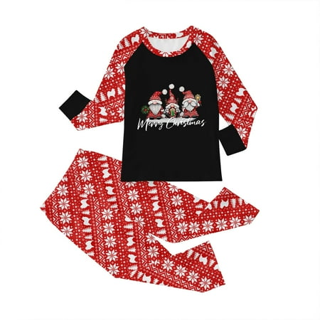 

Family Picture Outfits Jumpsuit Print Plaid Long Sleeve Romper Soft Casusal Holiday Sleepwear Family Gathering Casual Pajamas Set Red 6Y