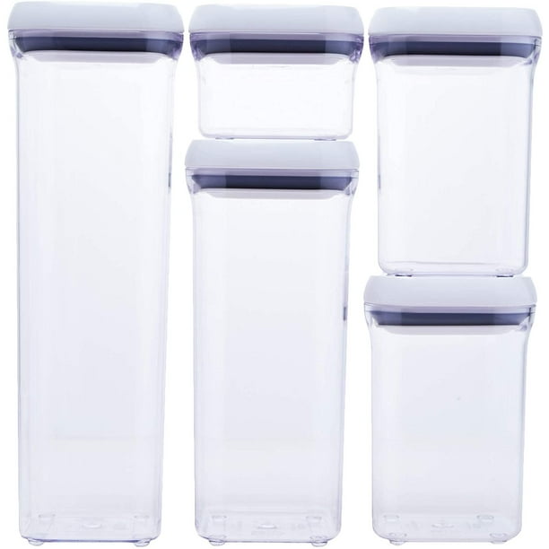 OXO Good Grips 5 Piece Airtight, Space-efficient and Dishwasher Safe POP  Container Set, Clear (New Open Box)