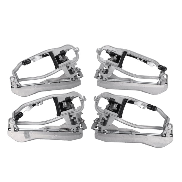 Juego de portador de manija de puerta exterior Unique Bargains para BMW E53 X5 2000-2006 negro