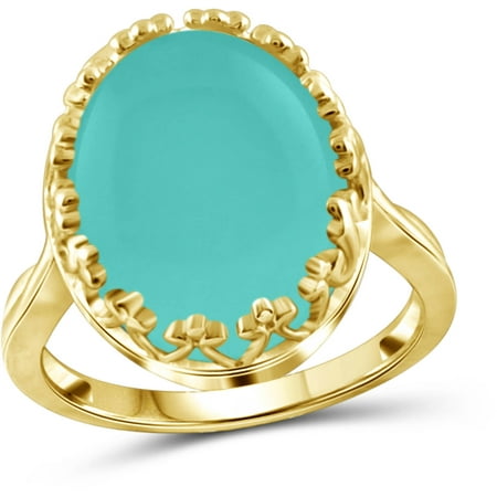 JewelersClub 9-3/4 Carat T.G.W. Chalcedony 14kt Gold over Silver Fashion Ring
