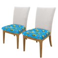 thumbnail image 2 of KLL Cute Car Cartoon Pattern Seat Covers for Dining Room Chairs,Washable Chair Seat Chair Covers Seat Protector-Two Pieces, 2 of 7