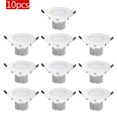 thumbnail image 4 of Cateissary 9 * 3W LED Downlight blanco Lente plana Foco de luz de techo empotrado Blanco cálido AC 100-245V Iluminación y accesorios No. 4 Cateissary HA024808-04, 4 of 6