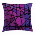 thumbnail image 1 of Abstract Throw Pillow Cushion Cover, Motley Chaotic Composition of Big Small Amorphous Shapes Creating a Fractal Look, Decorative Square Accent Pillow Case, 24 X 24 Inches, Multicolor, by Ambesonne, 1 of 2