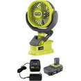 thumbnail image 1 of Techtronics Ryobi 18-Volt Personal Battery Powered Clip Fan Kit with 2.0 Ah Battery and Charger KIT (Renewed), 1 of 1