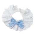 thumbnail image 2 of Milaget Cat Bib Adjustable Cute Bow Pet Scarf for Photo Birthday Parties Celebration blue L, 2 of 9