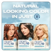 Clairol Nicen Easy10 Permanent Hair Color Cream, 5A Medium Ash Brown, Hair Dye, 1 Application