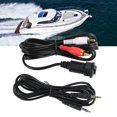 thumbnail image 3 of Dashboard Panel Mount Cable, 3.5mm To 3RCA 2m/6.56ft AUX Panel Mount Cable  for Car for Motorcycle, 3 of 7