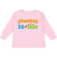 thumbnail image 3 of Inktastic Climbing Is My Life Boys or Girls Long Sleeve Toddler T-Shirt, 3 of 5