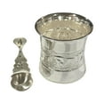 thumbnail image 4 of 925 Sterling Silver Hallmarked Nakashi Puja Patra / Channa Mitra Set - Set#04, 4 of 7