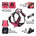 thumbnail image 7 of PHOEPET No Pull Dog Harness Medium Reflective Front Clip Vest with Handle, Adjustable 2 Metal Rings 2 Buckles,Red, 7 of 7