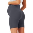 thumbnail image 2 of Pantalones cortos de maternidad BONVIGOR Over The Belly-5 Biker Workout Yoga, 2 of 6