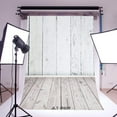 thumbnail image 2 of ABPHOTO Polyester 5x7ft Photography Backdrops Rustic Wreathered Srtipe Wood Wall & Nostalgia Wooden Floor Seamless Newborn Baby Toddlers Lover Portraits Background Photo Studio Props, 2 of 3