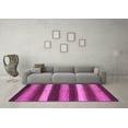 thumbnail image 3 of Ahgly Company Indoor Rectangle Oriental Pink Modern Area Rugs, 5' x 8', 3 of 4
