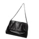 thumbnail image 2 of Bolso de hombro para mujer, estilo hobo, de piel sintética, de gran capacidad y estilo elegante. Negro, 2 of 9