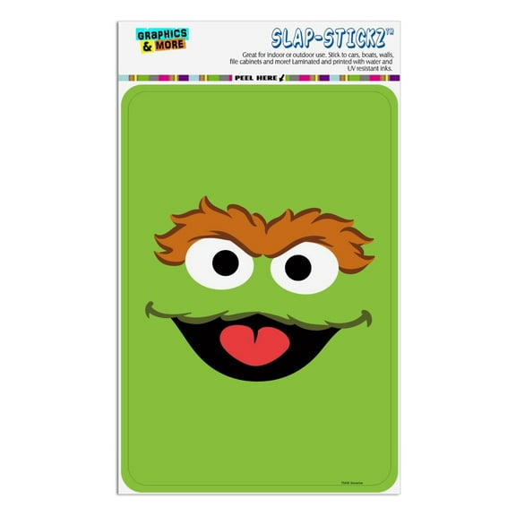 Sesame Street Oscar the Grouch Face Home Business Office Sign