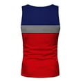 thumbnail image 6 of Sngxgn Men's Classic Basic Sports Gym Running Tank Top Casual T Shirts(Red,XXXL), 6 of 6