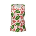 thumbnail image 4 of Gaeub Watermelon Women's Workout Tank Tops Lightweight Sleeveless Shirts for Women for Athletic Running Tennis Yoga - Medium, 4 of 9