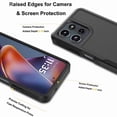 thumbnail image 5 of For Moto G 5G 2025 Case, 2 in 1 PC Phone Case for Motorola G 5G 2025 Case, Njjex Heavy Duty Rubber & Rugged Shockproof Full Body Protection Case Cover - Black, 5 of 6