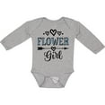 thumbnail image 3 of Inktastic Flower Girl Wedding Bridal Party Girls Long Sleeve Baby Bodysuit, 3 of 5