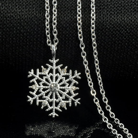 Necklaces Pendants Fashion Snowflake Pendant Necklace Choker Women Christmas Jewelry Xmas