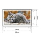 thumbnail image 2 of Canvas Artwork DIY Print 14CT Stamped Quiet Animal Kit Costura Punto de cruz, 2 of 9