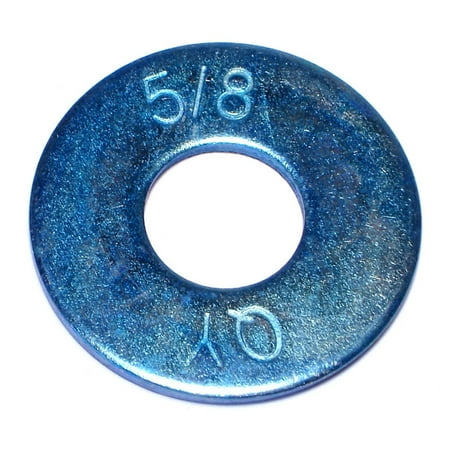 

5/8 x 11/16 x 1-3/4 Zinc Plated Grade 8 Steel USS Flat Washers