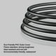 thumbnail image 3 of Cable de alimentación ANGGREK IEC320 C14 a C7 impermeable 10A 250V macho a hembra, 3 of 8