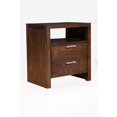 thumbnail image 3 of Benzara 2 Drawers Nightstand With Open Shelf, 3 of 3
