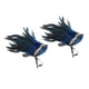 thumbnail image 2 of Puños de muñeca Fernando 2 piezas de felpa con plumas artificiales Steampunk gótico para baile de graduación Rave, 2 of 8