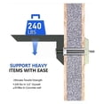thumbnail image 5 of Anchor with Bolt, Heavy Duty Hollow Drywall Anchor, TV Mount Kit Compatible, Hollow Wall Anchor, Holds 12, 5 of 5